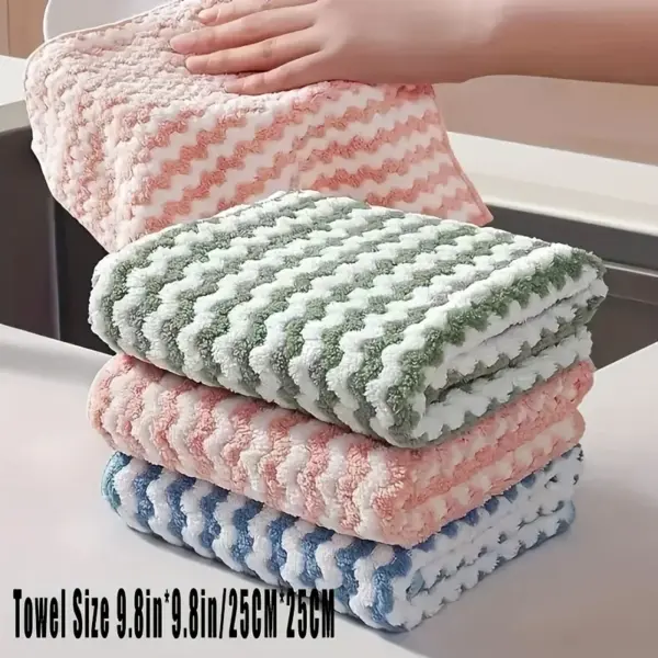 5pcs Superfine Fiber Kitchen Cleaning Cloths - Image 2