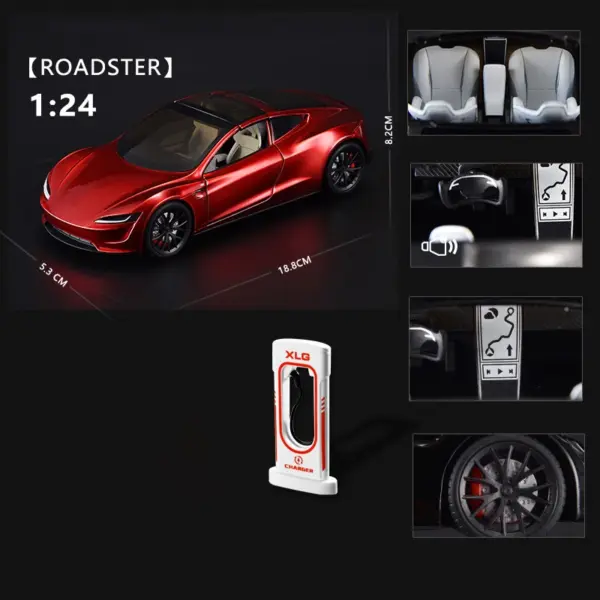 1:24 Alloy Model X Model 3 Model Y Car - Image 21