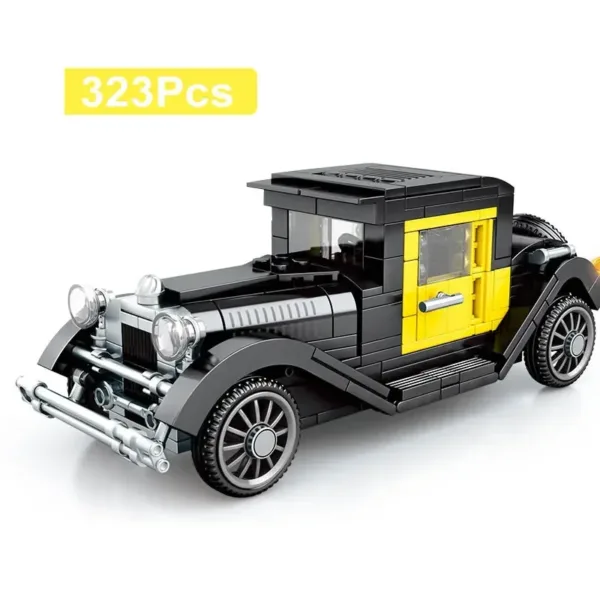 Vintage Racing Car Building Blocks Set - Image 7