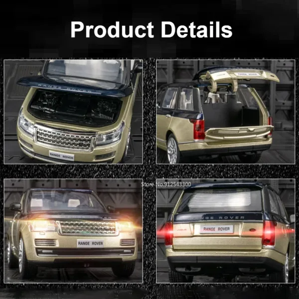 1/26 Range Rover Diecast Model with Sound Light - Image 4