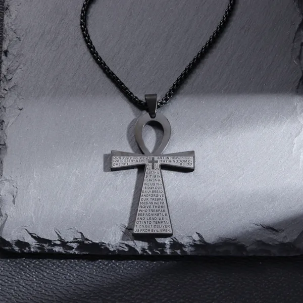 Eye of Horus Cross Pendant Necklace - Image 11