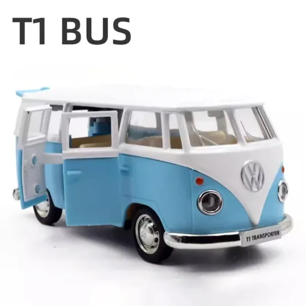 1:36 Volkswagen VW T1 Bus Diecast Toy Model - Image 11