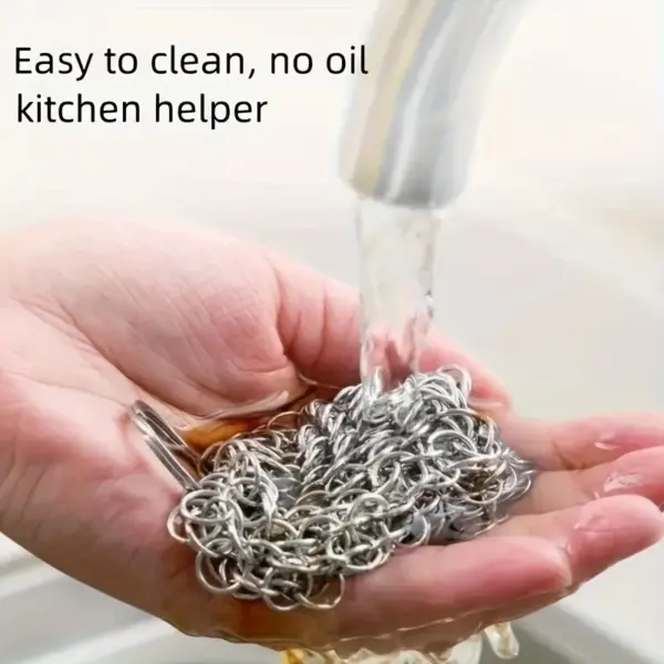 Stainless Steel Wire Ball Pot Cleaner Scrubber - Image 2