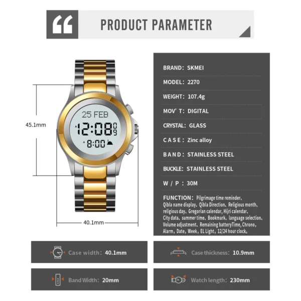 Digital Sport Watch with Countdown Feature - Image 6