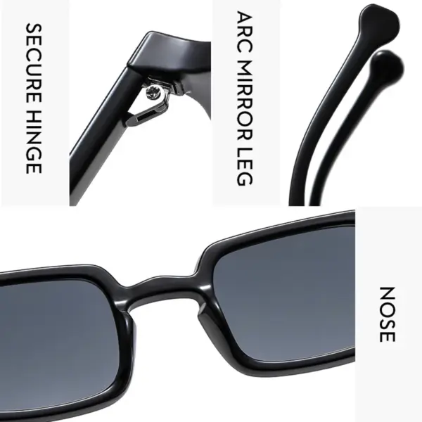 Fashionable Rectangle Sunglasses for Women - Image 6