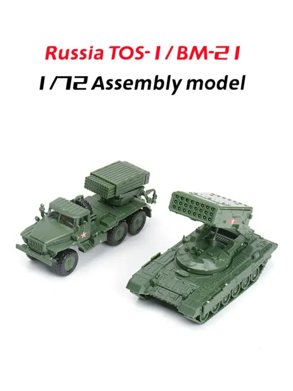 1/72 BM-21 Rocket Launcher Assembly Model