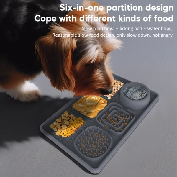 Waterproof Silicone Slow Feeder Mat for Dogs - Image 2