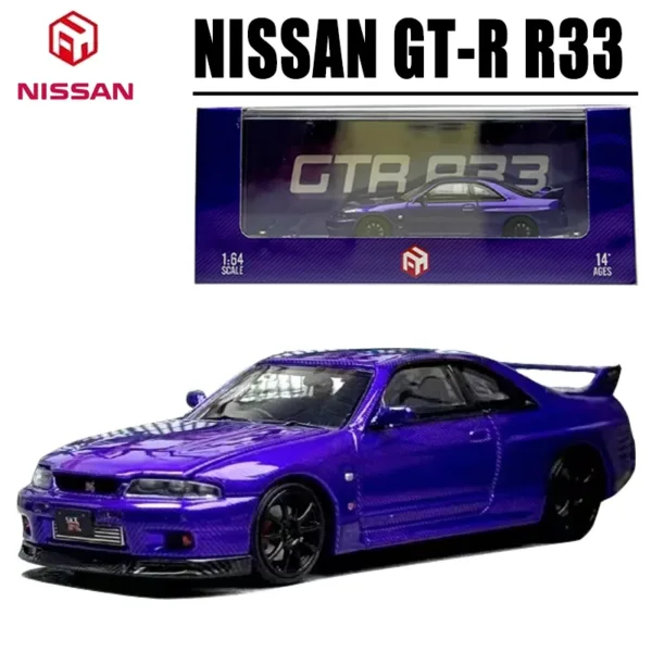 1:64 Nissan GT-R R33 Nismo Diecast Model Car