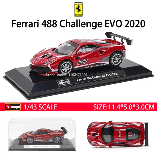 Bburago 1:43 Ferrari Diecast Model Car - Image 10