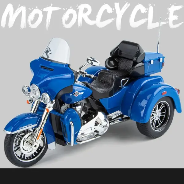 1/9 Scale Alloy Diecast Motorcycle Toy with Sound - Image 9