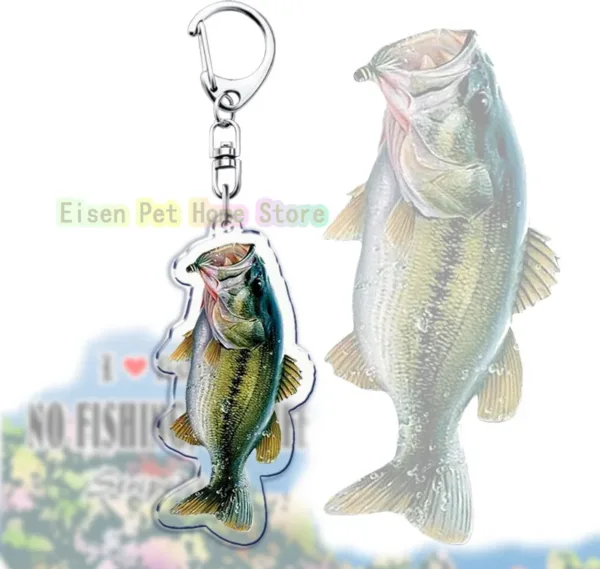 Fishing Man Keychain Pendant for Gifts - Image 8