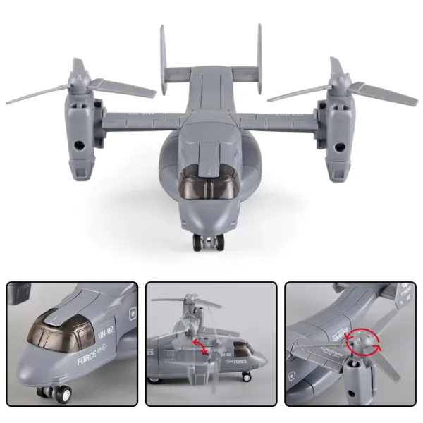 Diecast Alloy Osprey Transporter Aircraft Model - Image 5