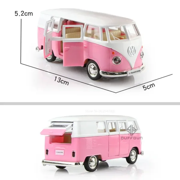 1/36 Scale Volkswagen T1 Bus Diecast Model - Image 3