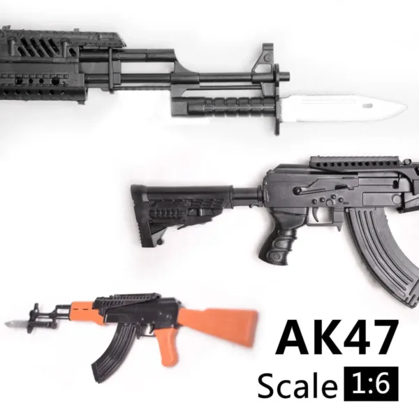 1/6 Scale AK47 Toy Gun Model Assembly - Image 5