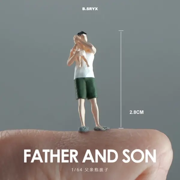 1/64 Scale Miniature Male Figurine Model - Image 37