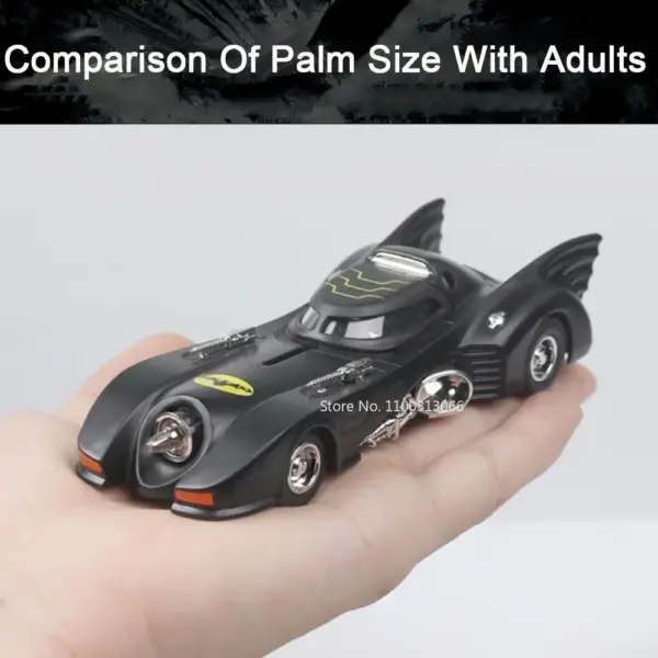 1/38 Scale Diecast Batmobile Model Car - Image 5