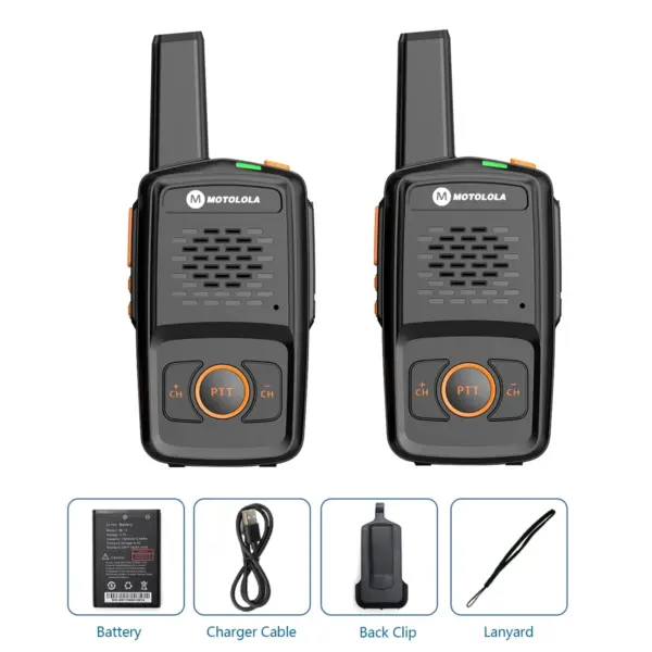 Motolola MT-N1 Mini Walkie Talkie 16 Channels - Image 8