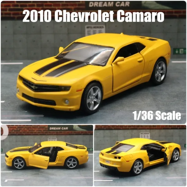 1:36 Chevrolet Camaro Diecast Toy Car Model - Image 9