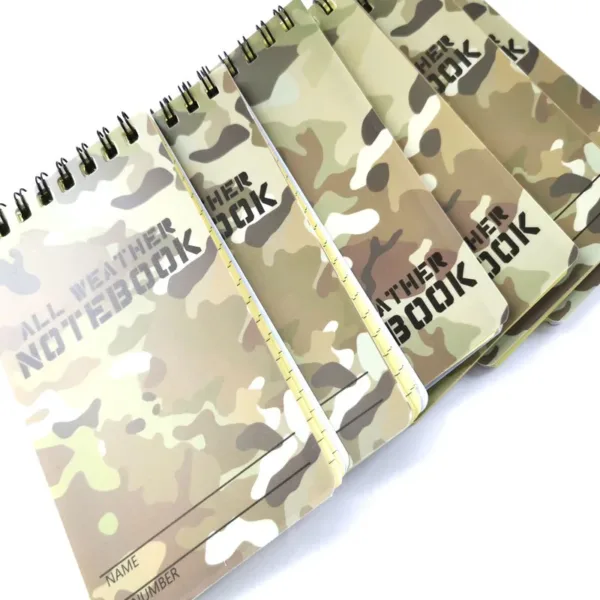 Camouflage All-Weather Tactical Notebook - Image 3