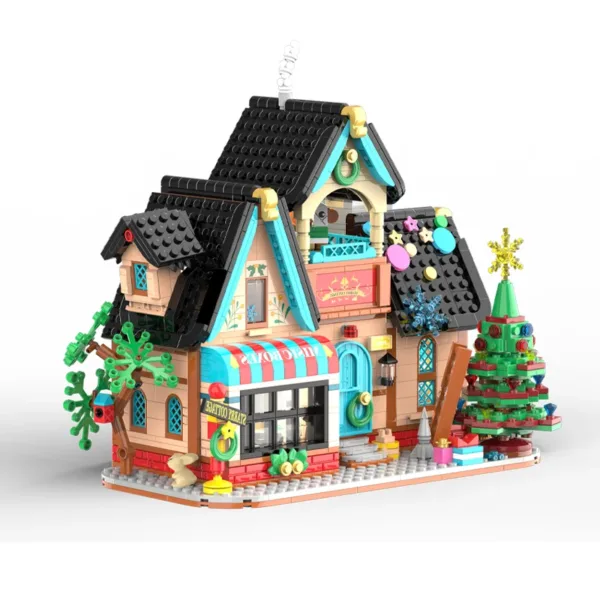 Starry Cottage Building Blocks Set for Kids - Image 6