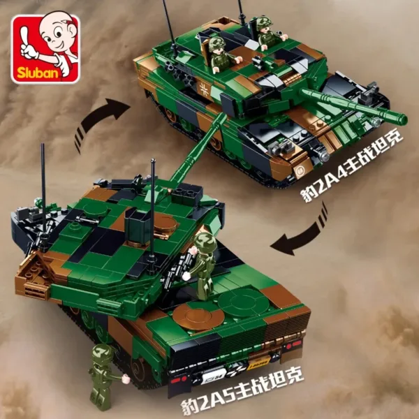 766PCS Leopard 2A5 Tank Building Block Set - Image 4