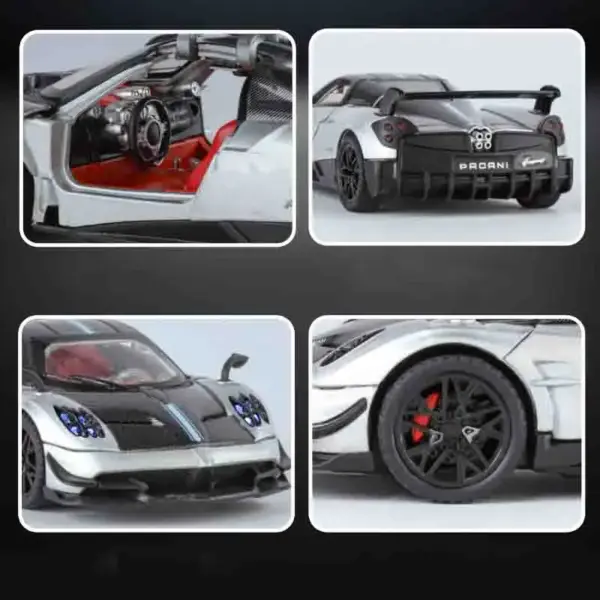 1:32 Pagani Huayra BC Diecast Model Car Toy - Image 5