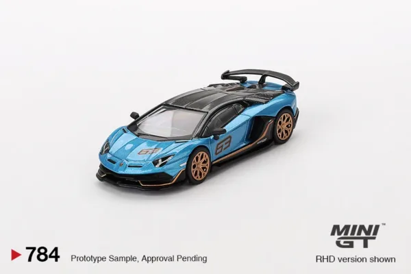 1/64 Scale Lamborghini Aventador SVJ Diecast Model