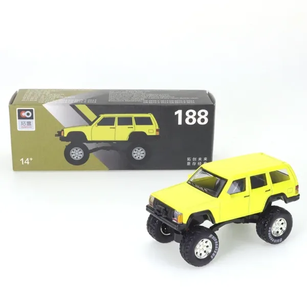 1:64 Blue Jeep Cherokee Diecast Model - Image 10