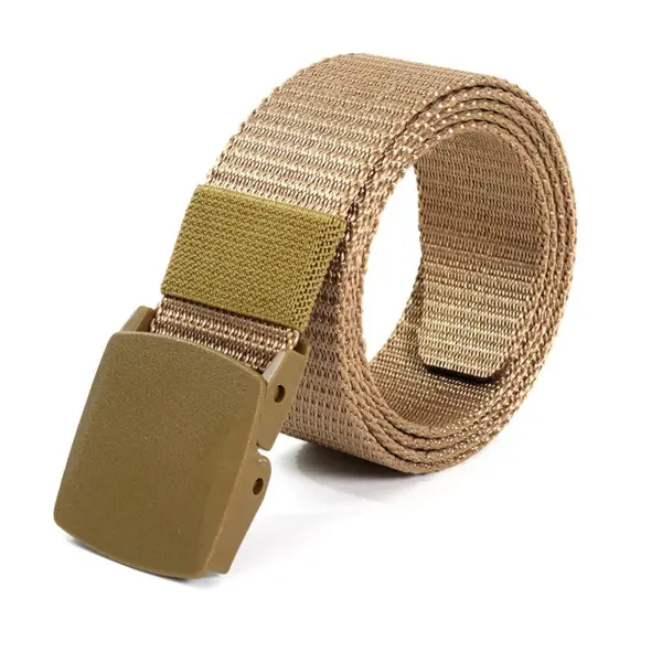 Unisex Canvas Tactical Belt for Outdoor Use - Image 4