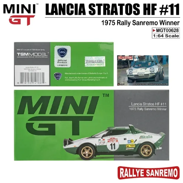 1/64 Lancia Stratos HF11 Diecast Model Car - Image 7