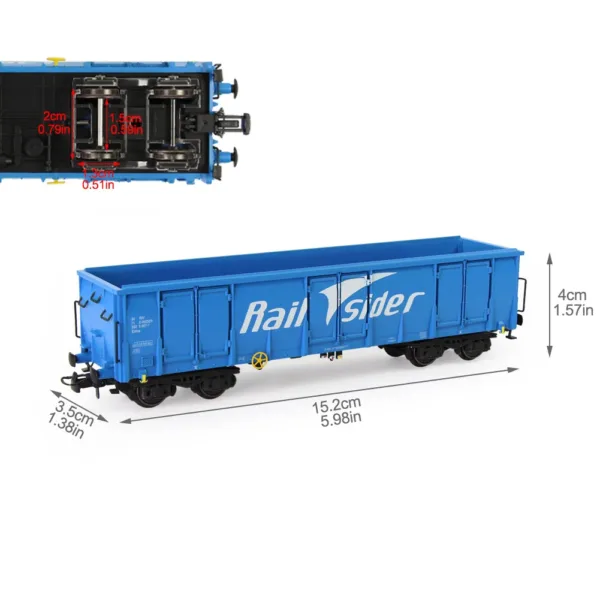 HO Scale 1:87 High-Side Gondola Car - Image 6