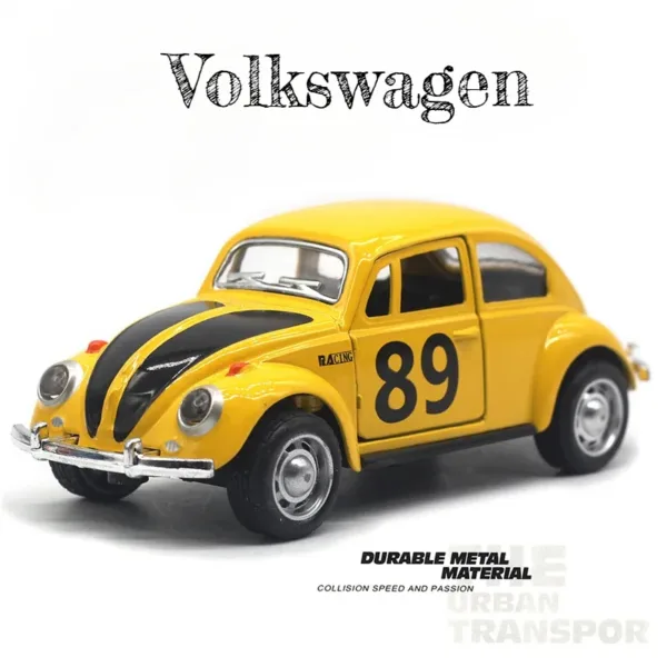 1:32 Alloy Volkswagen Beetle Diecast Model Car - Image 7