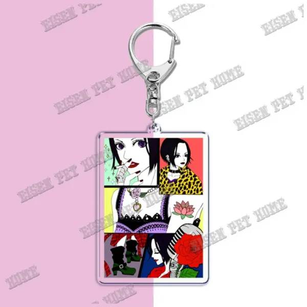 Nana Anime Keychain with Black Stones Pendant - Image 17