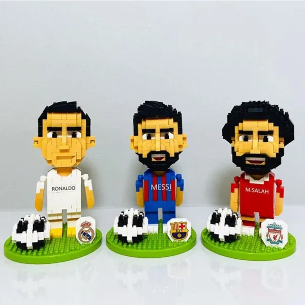 Football Player Mini Figures Building Blocks Set - Image 3