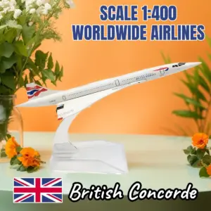1:400 Scale Diecast Concorde Model Aircraft
