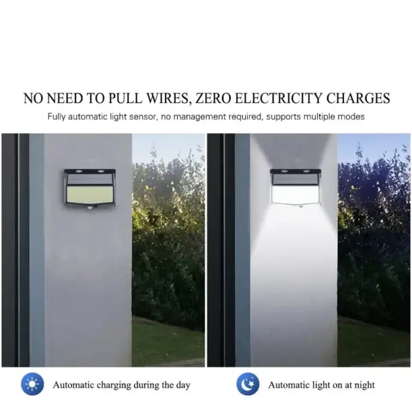 Solar LED Motion Sensor Light IP65 Waterproof - Image 2