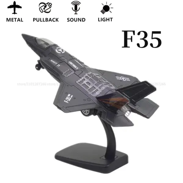 Pullback Jet Fighter Model with Lights and Sound - Image 30