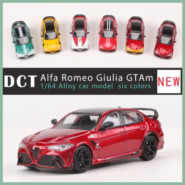 Alfa Romeo Giulia GTAm 1:64 Diecast Model Car - Image 2
