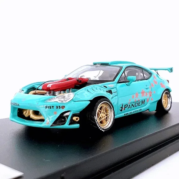 1:64 Scale Cherry Blue GT86 Supercar Model