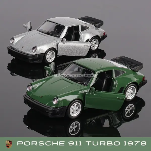 1:36 Diecast Porsche 911 Turbo Model Car