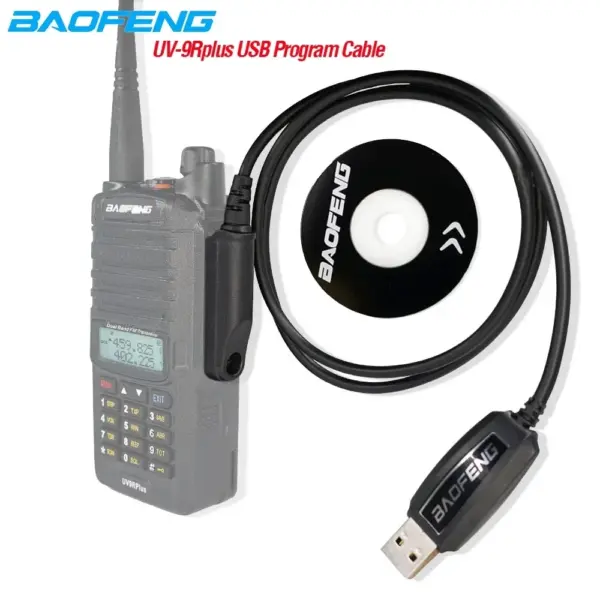 Waterproof USB Programming Cable for BaoFeng Radios