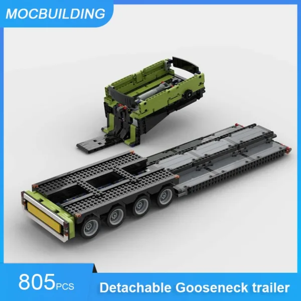 MOC Building Blocks 1:21 Scale Truck Model - Image 9