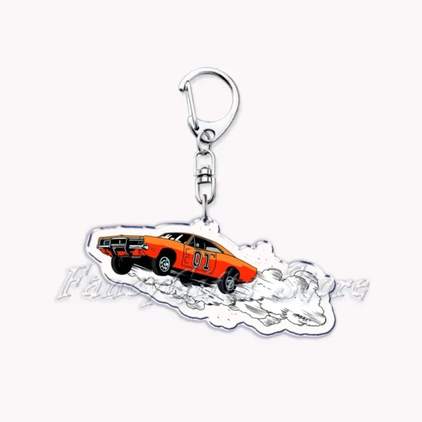 Classic Japanese Racing Cars Keychain Pendant - Image 11