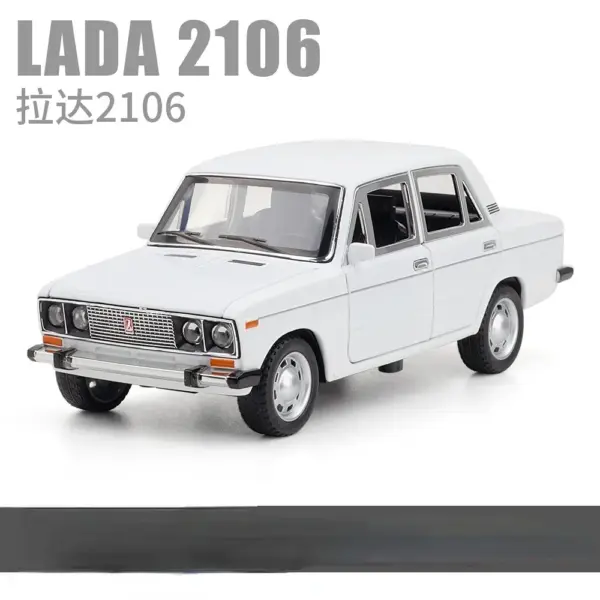 Diecast 1:24 Lada Model Car with Sound and Light - Image 7