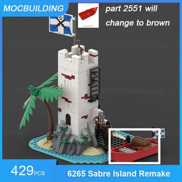 MOC Building Blocks Sabre Island Set - Image 7