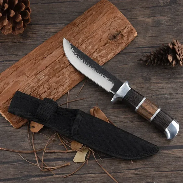 Outdoor Stainless Steel Fixed Blade Knife with Sheath - Image 4