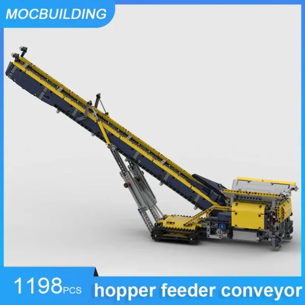 MOC Building Blocks Mobile Hopper Feeder 1198PCS