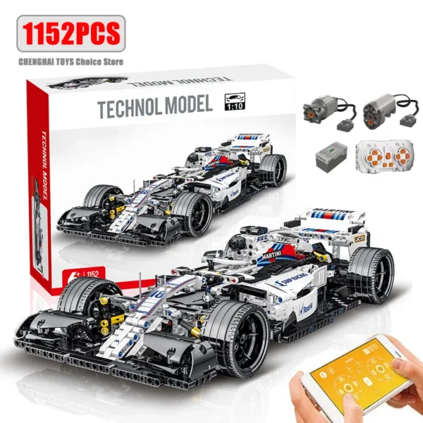 Remote Control Formula Car Building Blocks Set - Image 19