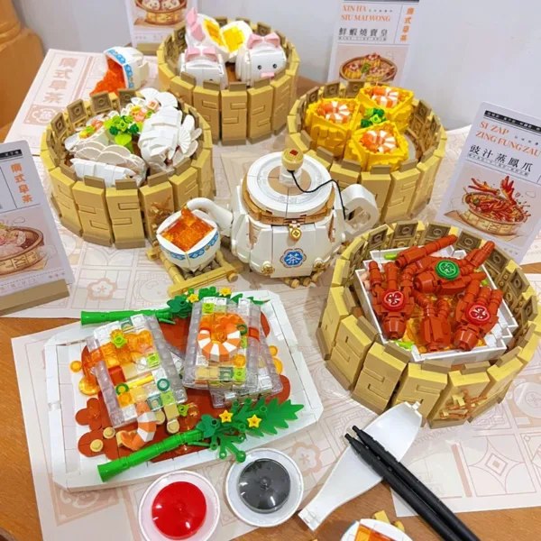 Cantonese Dim Sum Micro Building Blocks Set - Image 3