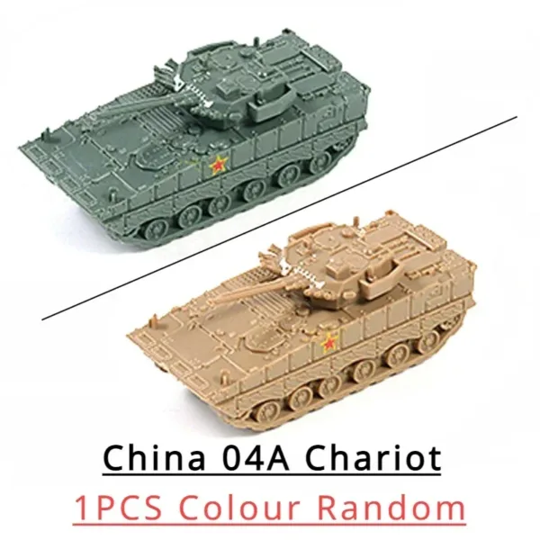 1:144 WWII Plastic Tank Model Set of 4 - Image 8